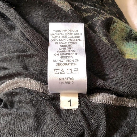 Maurice’s Grey Distressed Floral Racerback Tank - Picture 6 of 6